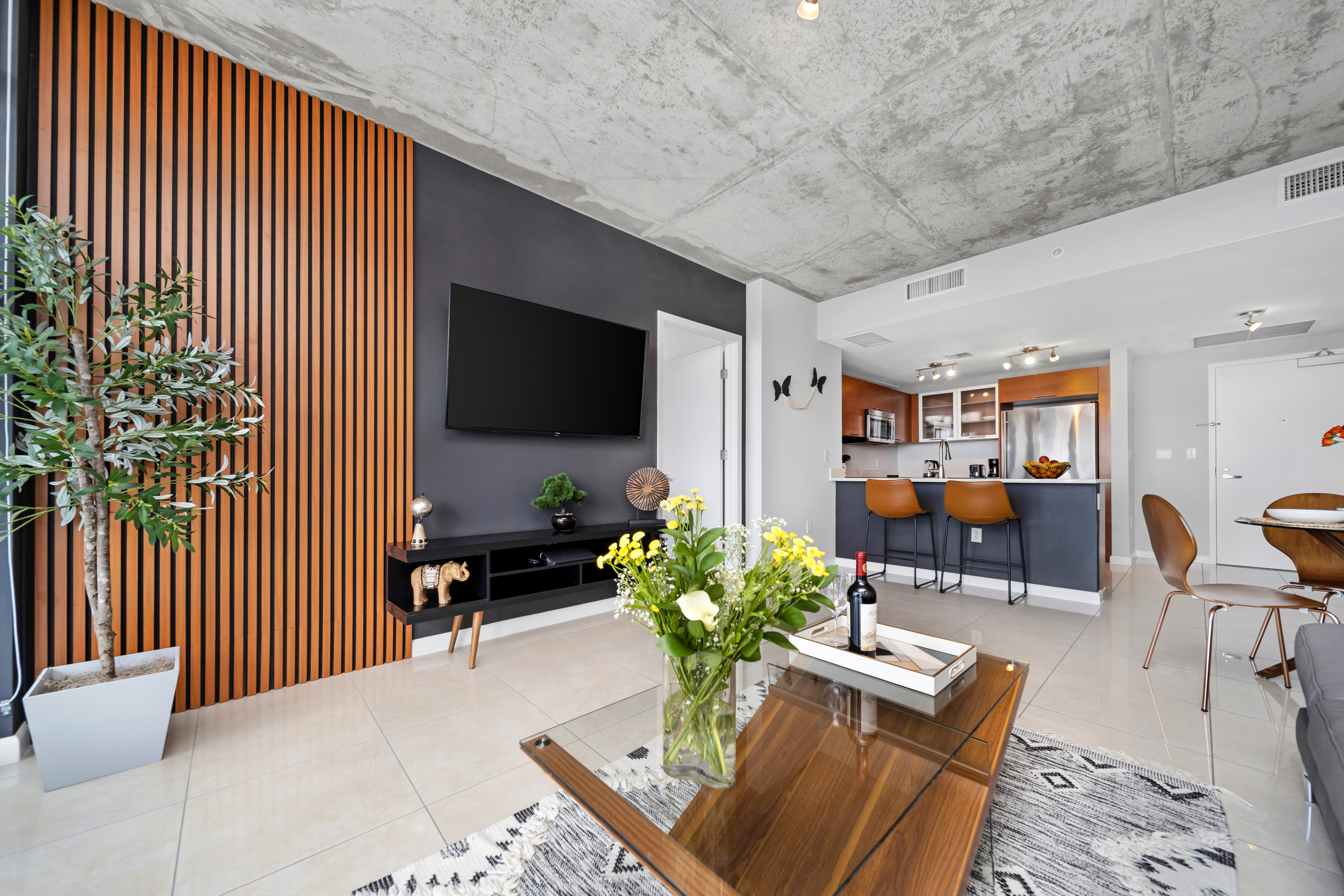 Styled living room, Unit 806