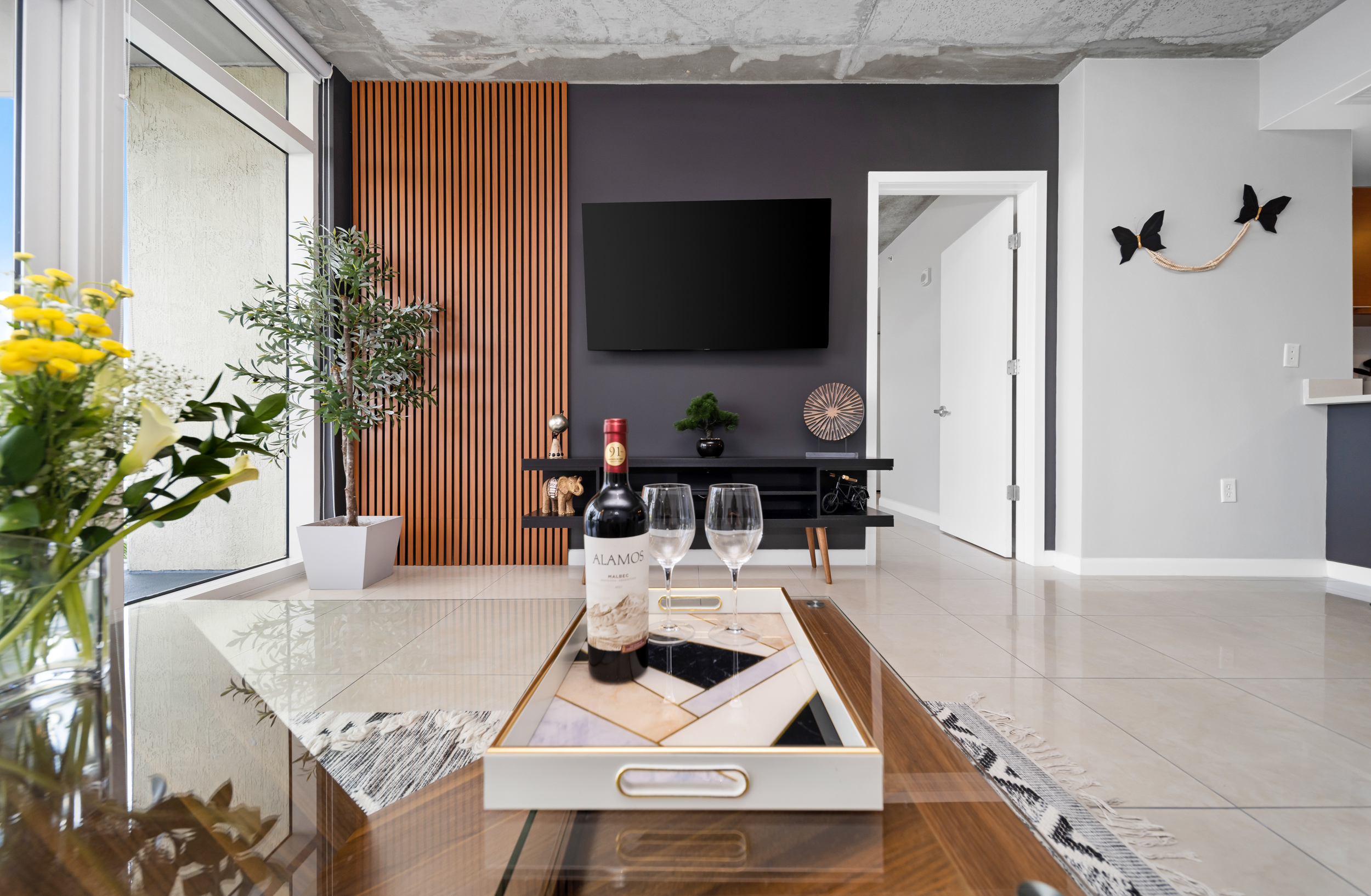 Styled living room, Unit 806