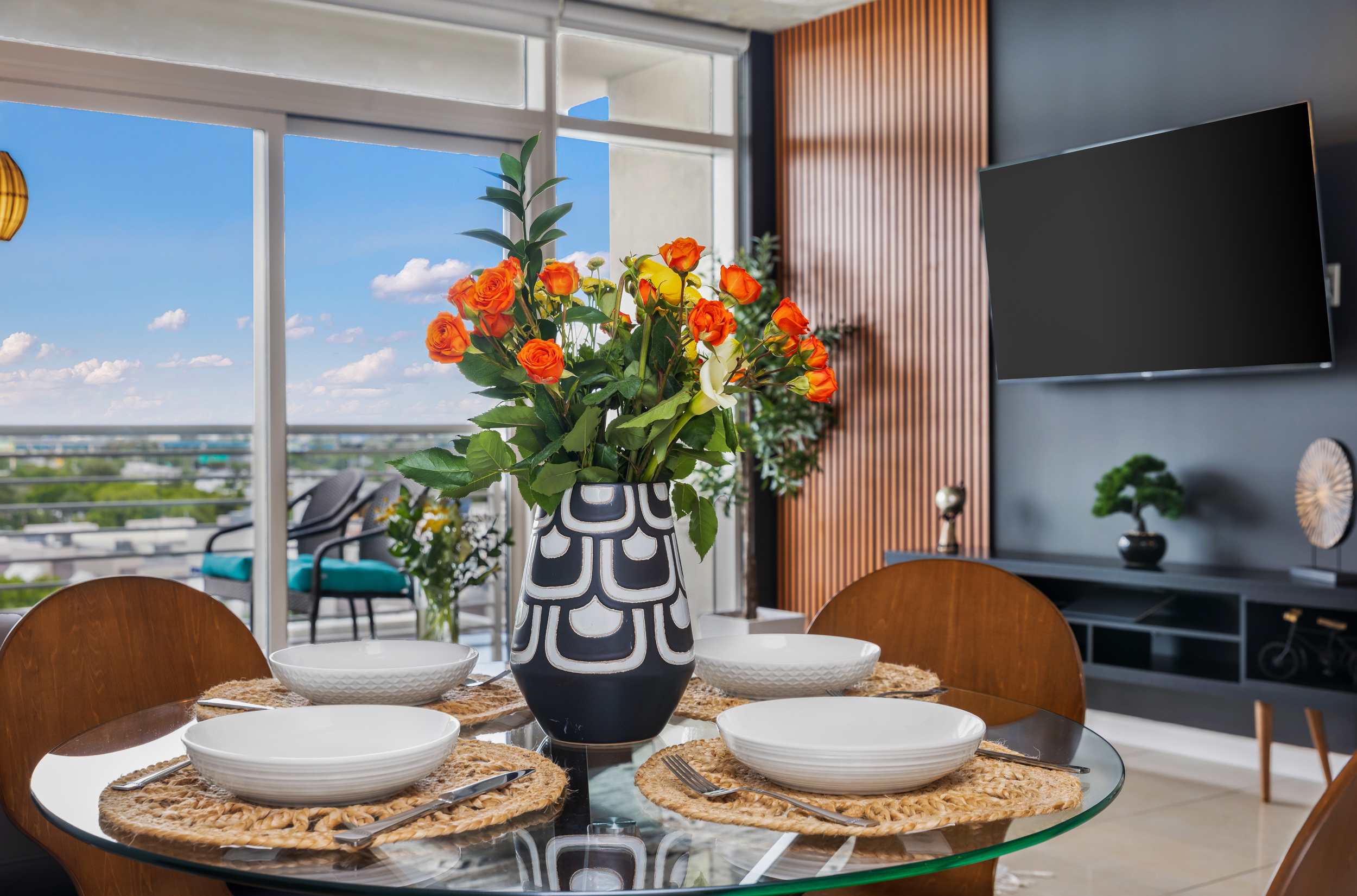 Styled living room, Unit 806